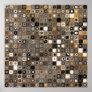 Stone and Copper Mosaic Print