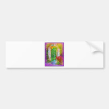 Stone Arch Colourful Gate Bumper Stickers