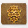 Stone Aztec Mask Mouse Pads