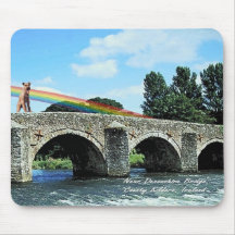 Stone Bridge Crossing River  Kildare Ireland Mousepad