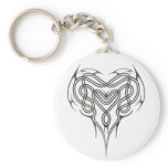 Stone Celtic Heart Knot keychains