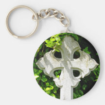 Stone Cross Keyring Key Chains