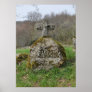 Stone cross of Saint Pardoux Print