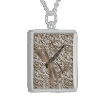 Stone Dragonflies (white) Necklace