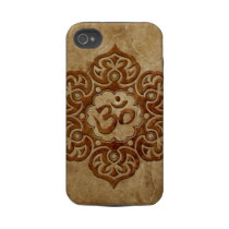 Stone Floral Aum Design