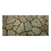 stone garden path custom rack card