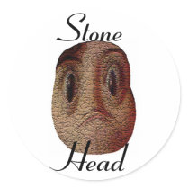 Stone Head Stickers