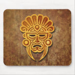 Stone Mayan Mask mousepads