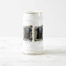 Stone_Paws_Labrador_Black Coffee Mug