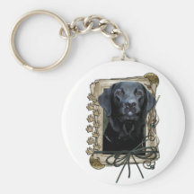 Stone_Paws_Labrador_Black Key Chains