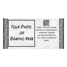 Stone Spiral Customized Photo Card