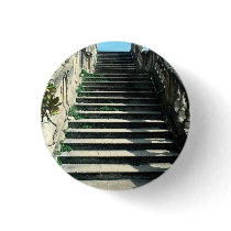 Stone stairway, Clivedon House, near Maidenhead, B Buttons