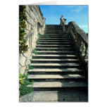 Stone stairway, Clivedon House, near Maidenhead, B cards