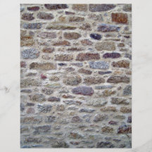 Stone With Cement Wall Texture Flyer Design