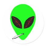 Stoned Alien Stickers