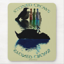 STONED CROWS Gift Range Mouse Pad
