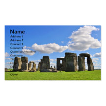 Stonehenge 12 business card