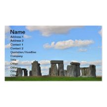 Stonehenge 17 business card templates