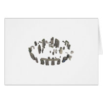 Stonehenge: 3D Model: Greeting Card