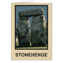 Stonehenge Wiltshire county UK Card