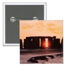Stonehenge, Winter Solstice Pinback Button