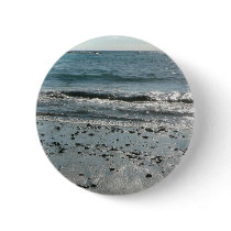 Stones On Beach Shore Button