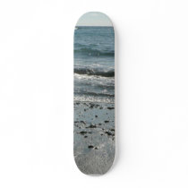 Stones On Beach Shore Skateboard Deck