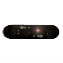 STONES ON Deep Space Solar Skateboard Deck