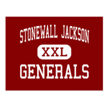 Stonewall Jackson - Generals - High - Quicksburg Postcards