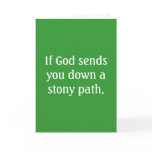 Stony Path - holiday card