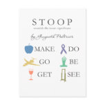 STOOP - Nourish The Inner Significant Postcard