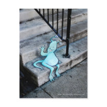 stoop-sitting sluggo postcard