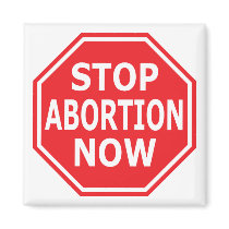 Stop Abortion Now Magnets