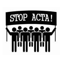 Stop ACTA Acrylic Cut Out