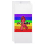 Stop AIDS (Rainbow) rack cards