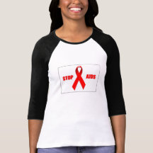 STOP AIDS T-SHIRTS