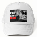 Stop Animal Abuse Cap hats