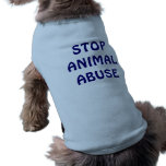 STOP ANIMAL ABUSE DOGGIE TEE