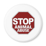 Stop Animal Abuse magnets