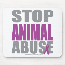 Stop Animal Abuse Mousepad