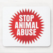 Stop Animal Abuse Mousepads