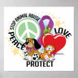 Stop Animal Abuse PLP posters