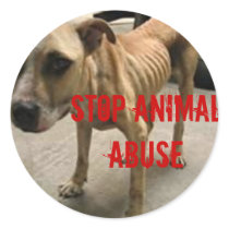 Stop Animal Abuse Stickers