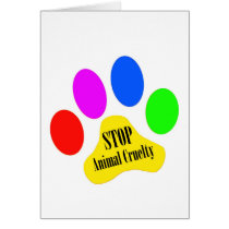 Stop Animal Cruelty Card