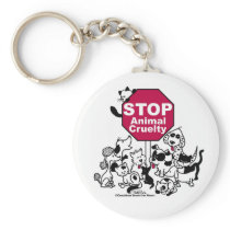 Stop Animal Cruelty Key Chain