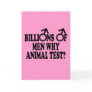 Stop animal testing feminist humour birthday