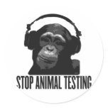 stop animal testing stickers