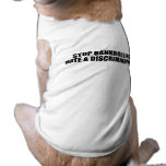 STOP BANKROLLING HATE AND DISCRIMINATION DOG T-SHIRT