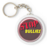 stop bullies logo keychains