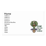 stop calling me a prick funny cactus business cards